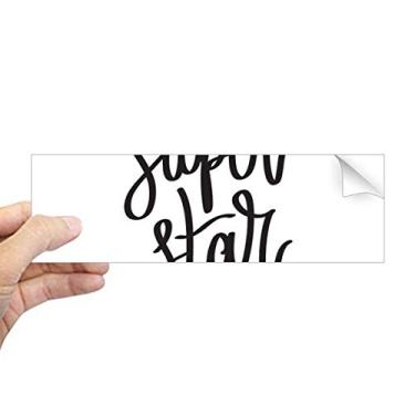 Imagem de DIYthinker Adesivo retangular com citação Super Star para janela de notebook