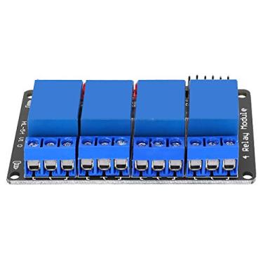 Imagem de Módulo de relé de placa preta com precisão de exibição iluminada, módulo de relé azul de baixo nível, módulo Plc para controle de eletrodomésticos da indústria