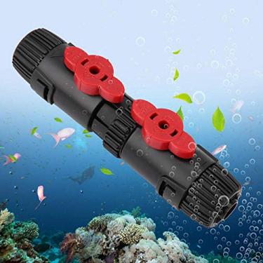 Imagem de cigemay Conector de mangueira de aquário, conector de liberação rápida válvula de controle de fluxo de água, para aquário para aquário (12 – 16 mm (conexão rápida de 3 pontos)