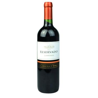 Vinho Tinto Chileno Concha y Toro, Meio Seco Reservado Carménère - 750ml