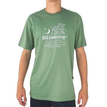 Imagem de Camiseta Billabong Social Club Sm23 Masculina Verde Claro