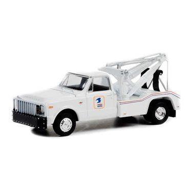 Imagem de Chevrolet C-30 1968 Dually Wrecker Usps 1:64 Greenlight