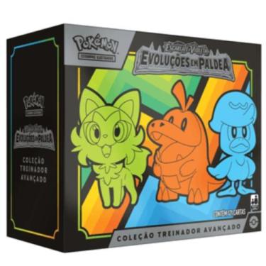 Box Pokémon Treinador Avançado Escarlate e Violeta miraidon em Promoção na  Americanas