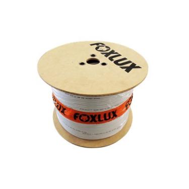 Imagem de Fio De Antena De Tv Coaxial Rgc6 95% Branco Com 300 M