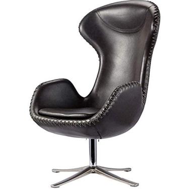 Imagem de Cadeira de escritório nórdico minimalista moderno couro arte cadeira giratória cadeira do computador criativo escritório chefe cadeira interesting