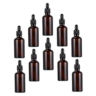 Imagem de DOITOOL 20 Unidades Garrafa De Óleo Essencial De Vidro Frascos De Remédios Conta-gotas Dispensador De Vidro Frascos De Perfume 5ml Viagem À Prova De Vazamento Acessórios