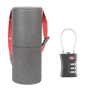 Imagem de Case Transbottle para 1 Garrafa Anti Impacto com Cadeado Numérico TSA Segredo Numérico Anti Furto