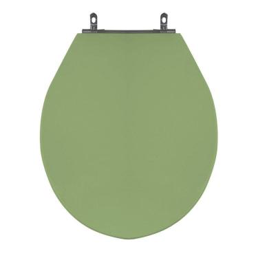 Imagem de Assento Sanitário Poliéster para Louça Ravena/izy deca Aço Verde Malva