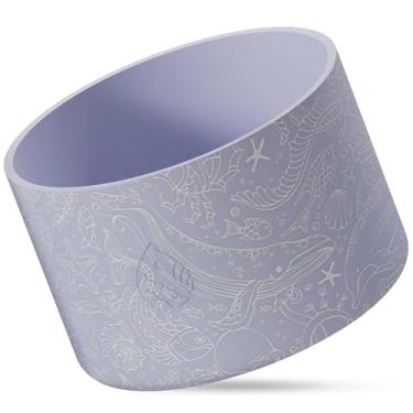 Imagem de REUZBL Ocean Life – Capa para garrafa de silicone para copos Stanley de 590 a 1,13 ml, copos Hydro Flask, copos simples e modernos, similares ao frasco de ferro, copos Owala, acessório para garrafa de