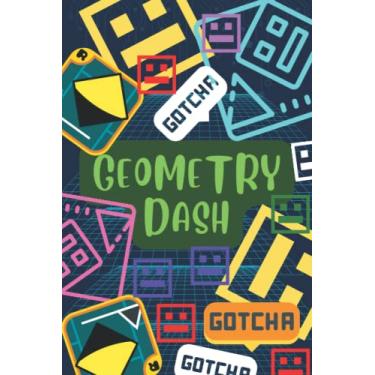 Imagem de Caderno geométrico: Caderno infantil forrado em branco, 120 páginas, 15 x 23 cm, ótimo para escola e estudo ou escrever histórias