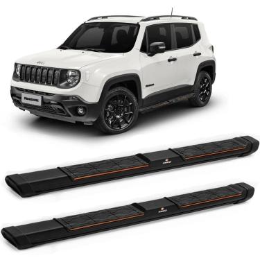 Imagem de Estribo Lateral Jeep Renegade 2015 a 2023 Preto Keko My Road
