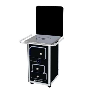 Imagem de Aquecedor a Gás Serraninho Preto Com Tampa AAGSPR - Venâncio