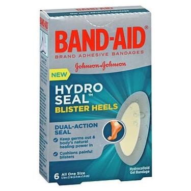 Imagem de Band-Aid Hydro Seal Blister Heels Ataduras de gel hidrocolóide 6 cada por Band-Aid (pacote com 2)
