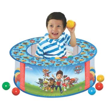 Imagem de Piscina de bolinhas patrulha canina 100 bolinhas -lider 2482