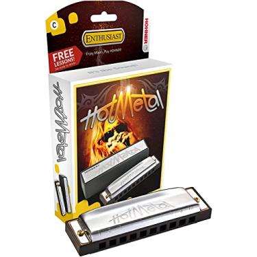 Imagem de Gaita diatônica Hohner 572BXG Hot Metal Standard Line - Key of G