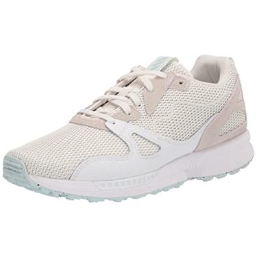 Imagem de adidas Tênis de golfe masculino unissex Adicross Zx Primeblue Spikeless, Não tingido/Halo Mint/Calçado branco, 46