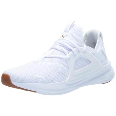 Imagem de PUMA Tênis feminino Softride Enzo Evo Cross Trainer, Misto Knit-puma branco-puma dourado, 36