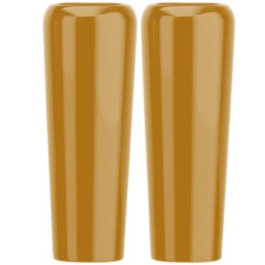 Imagem de Kit 2 Vasos Fibra De Vidro 80cm Florida M Decorativo Vietnamita (Ouro Velho)