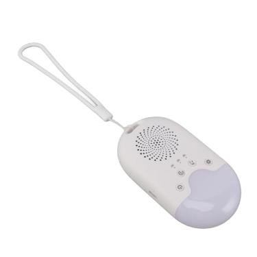 Imagem de Mac Portátil de Ruído Branco para bebê Com Luz Noturna e Temporizador, Volume Ajustável, Função de Memória, 8 Sons Suaves - Ideal para Viagens