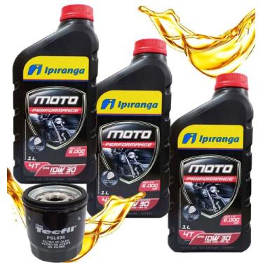 Imagem de Troca De Oleo Cb 500f 2013-2020 Ipiranga 10w30 + Filtro - IPIRANGA / T