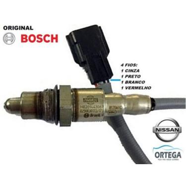 Imagem de Sonda Lambda Nissan March Versa 1.0 1.6 16v 0258030172 Bosch