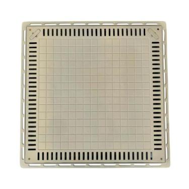 Imagem de Tampa Casa de Máquina Piscina Lisa Simples Grelha 80x80cm B1 - G.D.A. 