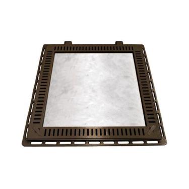 Imagem de Tampa Casa Máquina Piscina Rebaixada Art Grelha 80x80cm M - G.D.A. IND