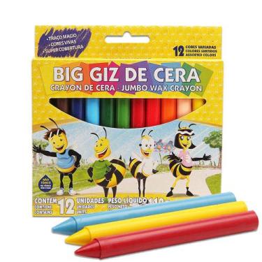 Imagem de Kit 3 Big Giz De Cera Jumbo - Acrilex