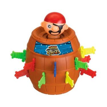 Imagem de Jogo Barril do Pirata Art Brink 6+ Anos Cores Sortidas 1 Unidade