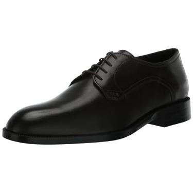 Imagem de BOSS Sapato social masculino Tayil Shaded Leather Derby Oxford Sapatilha, Solo marrom, 38