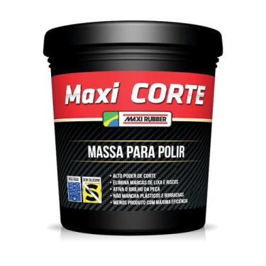Imagem de Massa Polir Maxi Corte Base Água 500g Maxi Rubber