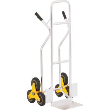 Imagem de Carrinho para carga 150kg alumínio 3rodas borracha maciça ccv0150 - Vo