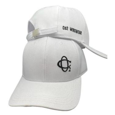 Imagem de Boné Strapback Aba Curva Branco - CO2 - CO2 MensWear