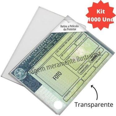 Imagem de Capa Acrílico Plástico Cnh Carteira Habilitação 1600unid. - OC Shop