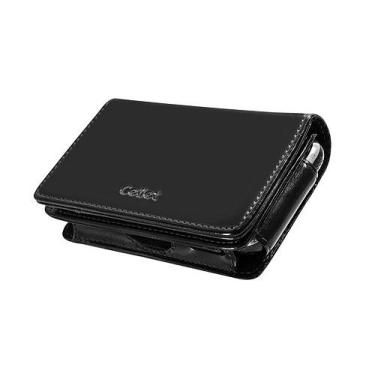 Imagem de Cellet Capa carteira com clipe giratório removível e mola para Apple iPhone 3, 3GS, 4, 4S - Preto