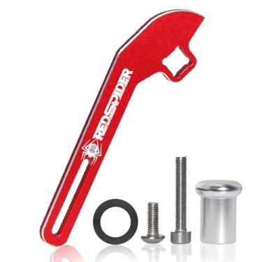 Imagem de REDSPIDER RC Steering Wheel Trigger RC One-Handed Control Accessory Adapter for Flysky NB4/NB4 Pro Controller Trigger One-Handed Control Adapter Upgrade Parts (Red)