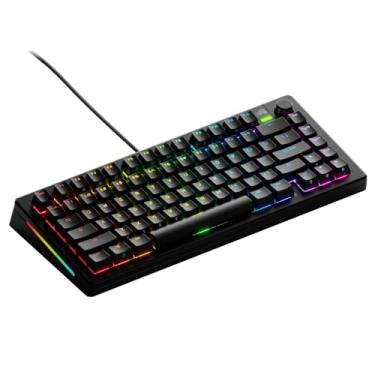 Imagem de Glorious Gaming GMMK 3 teclado Gaming mecânico personalizável, TKL 75%, juntas modulares, teclas PBT de injeção dupla, placa de alumínio, interruptores hot swap 3/5 pinos, QWERTY americano - preto