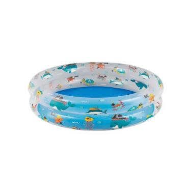 Imagem de Piscina Infantil Inflável Mor 90 Litros Banheira Criança Bebê