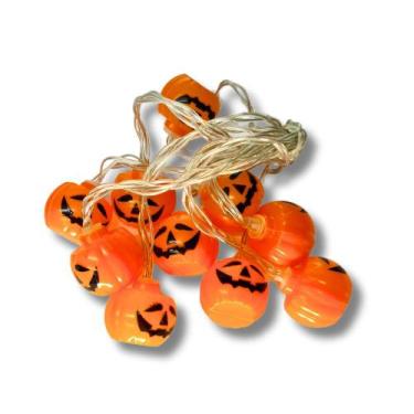 Imagem de Varal Luminoso De Abobora com 10 Pontos de Luz - Trilha Multicoisas