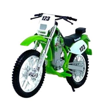 Imagem de Miniatura Moto Kawasaki KLX 250SR 123 Verde 1/18 Maisto 35300