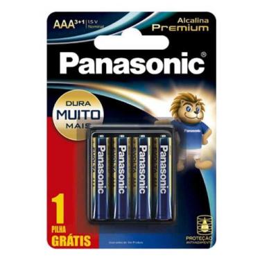 Imagem de Pilha palito panasonic alcalina aaa c4