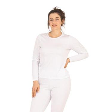 Imagem de Blusa Térmica Feminina Segunda Pele Peluciada Inverno Frio P-M-G-GG La