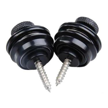 Imagem de Trava De Correia Strap Lock Guitarra Violão Baixo Preta - Thida