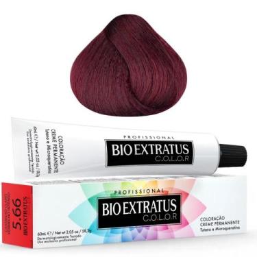 Imagem de Coloração Bio Extratus 5.66 Castanho Claro Vermelho Intenso