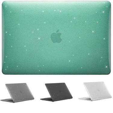 Imagem de Capa Glitter Séries Compatível Com Macbook Air 13.6 pol A3113 CorVerde