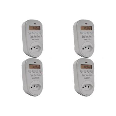 Imagem de Kit C/4 - Timer Tempor.Exatron Digital Bivolt