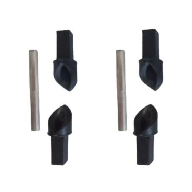 Imagem de Kit Reposição Dobradiças 1114 Box Blindex Bucha Quadrada