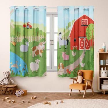 Imagem de Cortina Infantil Estampada 2,00x1,50 Decoração, Quarto, Menina, Menino