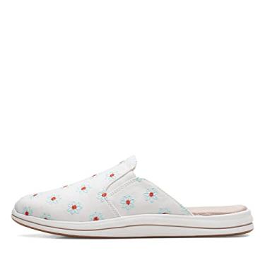 Imagem de Clarks Breeze Shore Mule feminino, Lona natural, 8 Narrow