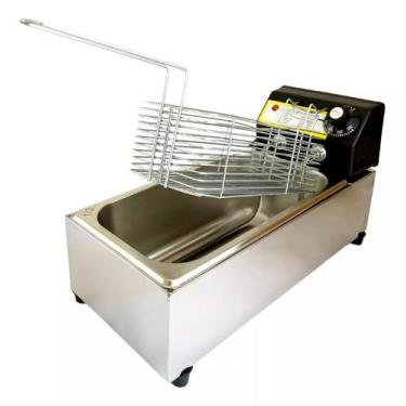 Imagem de Fritadeira Eletrica com Óleo 3 Litros Cuba Inox 110v/220v com Termosta